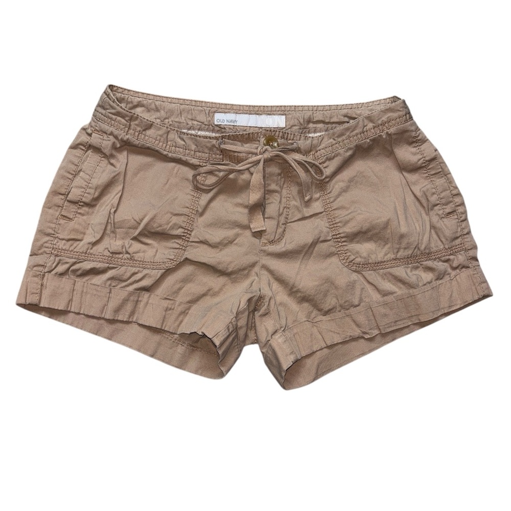 Women's Old Navy Dark Tan Stone Cargo Shorts Size M